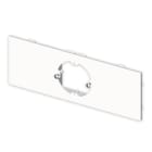 UNEX - Placa para mecanismos universales Unex en U24X color blanco