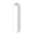 UNEX - Tapa final Unex en U24X color blanco