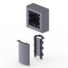 UNEX - Adaptador para mecanismos universales Unex en U24X color aluminio
