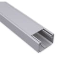 UNEX - Canal para mecanismos 50x100 mm de 1 tapa de 80 mm Unex en aluminio