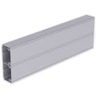 UNEX - Canal para mecanismos 50x150 mm de 2 tapas de 65 y 65 mm Unex en U23X color aluminio