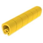 UNEX - Señalizadores precortados 7-18 mm Unex en PVC color amarillo