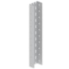 UNEX - Perfil U perforado 3m Unex en acero epoxi color gris