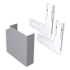 UNEX - Ángulo plano de 70x100 mm Unex en U24X color aluminio