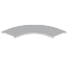 UNEX - Tapa de curva plana 90° de 60x150 mm Unex en U23X color gris