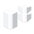 UNEX - Ángulo exterior de 70x210 mm Unex en U24X color blanco