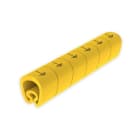 UNEX - Señalizadores precortados EA 7-18 mm Unex en PVC plastificado color amarillo