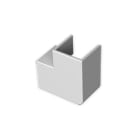 UNEX - Ángulo plano de 40x60 mm Unex en U24X color gris