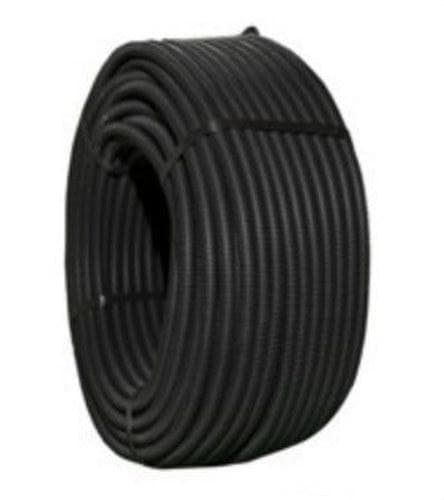 TUPERSA - Tubo flexible libre de halógenos lubrificado diámetro 25 con guía ANIJET negro (Rollo de 100m)