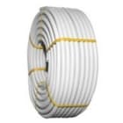 TUPERSA - Tubo flexible de PVC corrugado forrado diámetro 25 gris claro