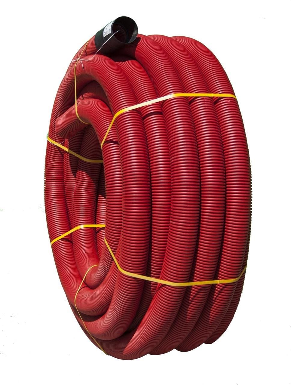 TUPERSA - Tubo canalización ULTRA-TP I normal diámetro 50 rojo (En Rollo)