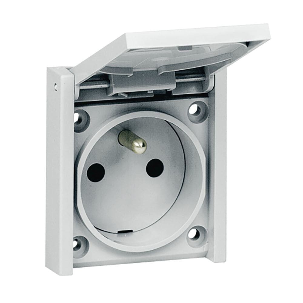 LEGRAND - TOMA CORRIENTE COMPONIBLE 2P+T ESPIGA 10/16A 250V