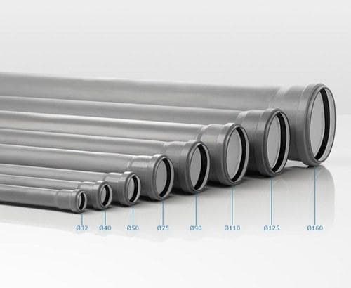 ITALSAN - TUBO 1 BOCA HTEM PP D.125 3000MM