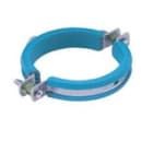 NIRON - Abrazadera isofónica NIRON diámetro 32mm con goma azul
