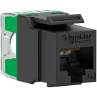 Schneider Electric - Conector RJ45 Keystone UTP CAT6A negro