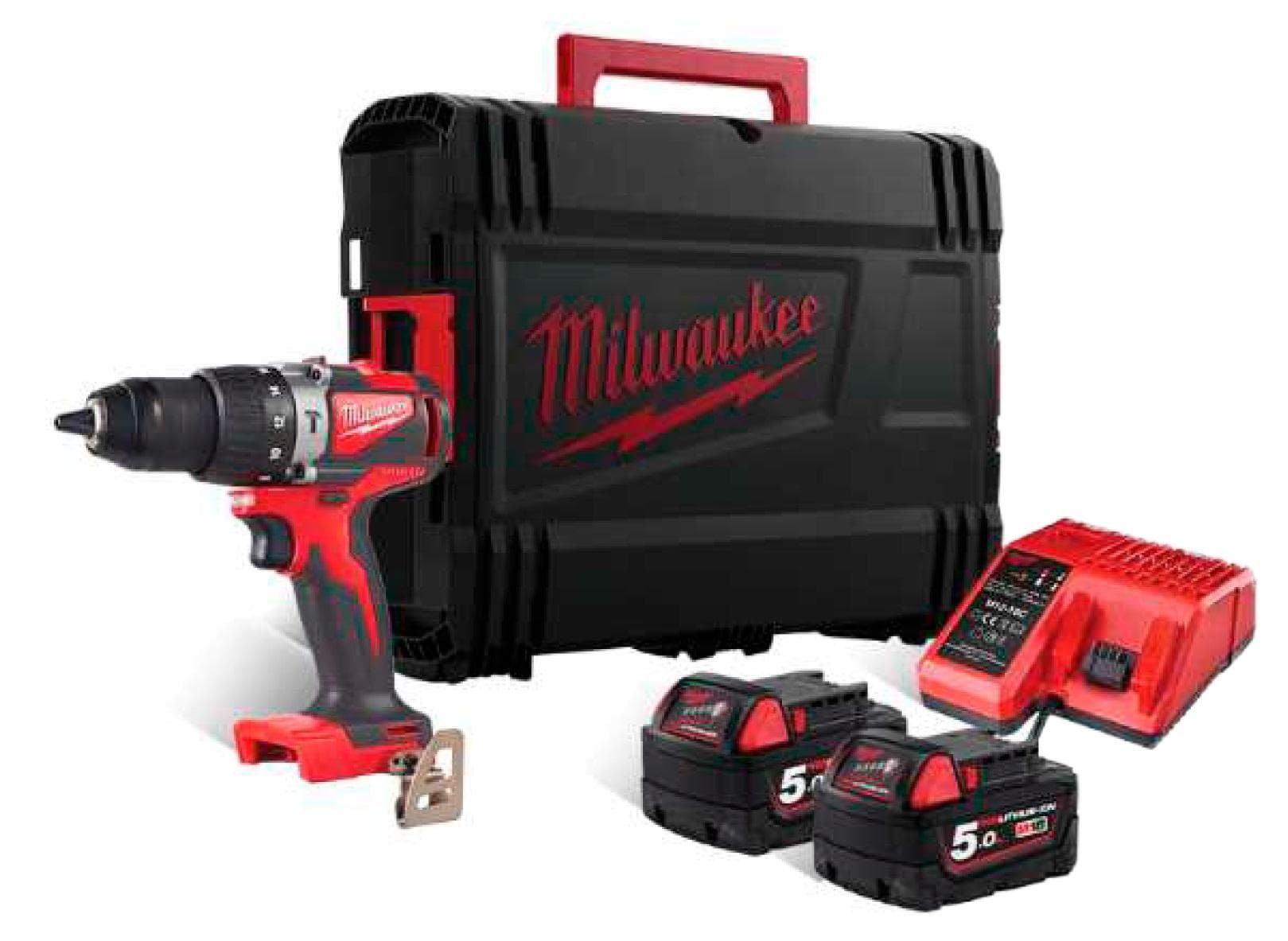 MILWAUKEE - TALADRO COMPACTO PERCUTOR M18BLPD2-502X