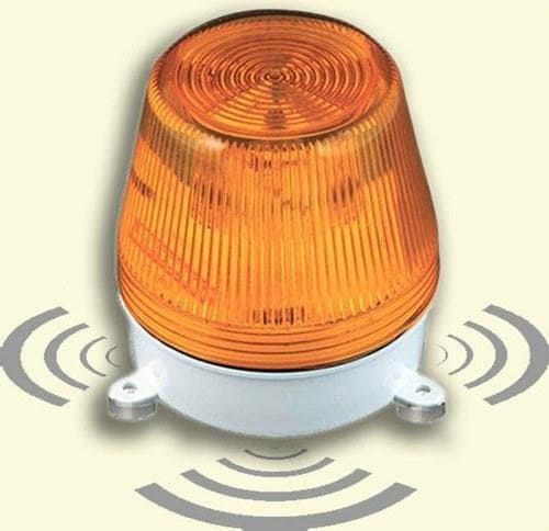 RODMAN - Avisador sonido luz LED AL-S 12VCC rojo
