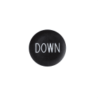 Schneider Electric - Tapa lisa 'DOWN' negra