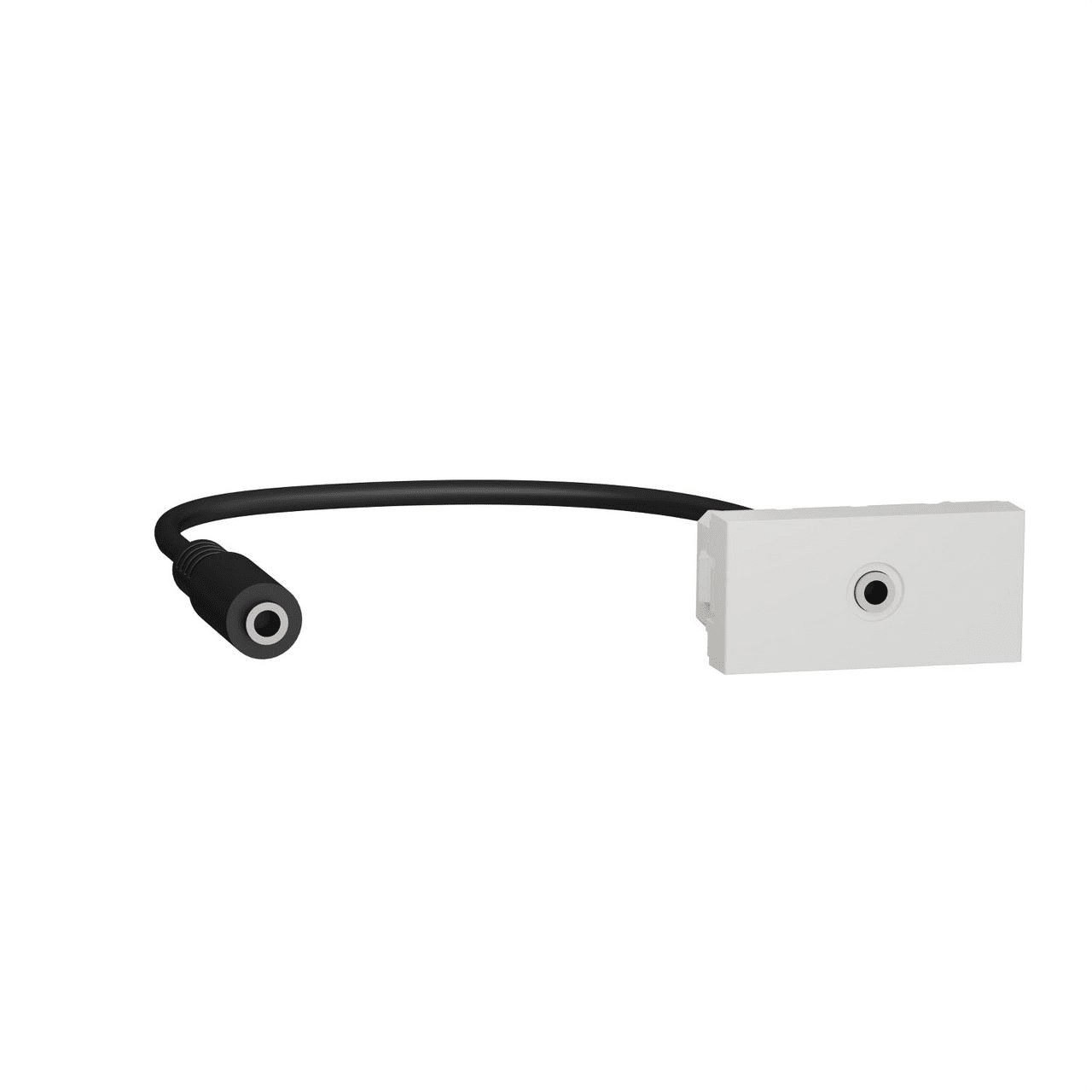Schneider Electric - Toma MINIJACK 3,5mm 1 modulo polar