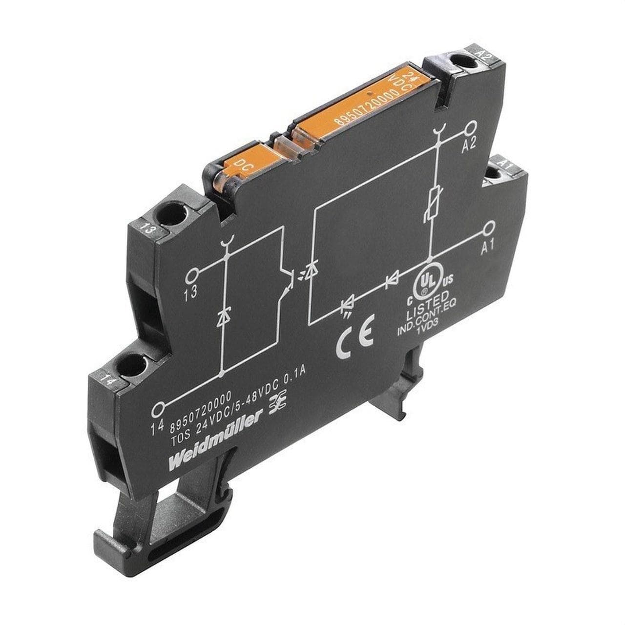 WEIDMULLER - Optoacoplador TOS 24VDC/24VDC 4A brida/tornillo