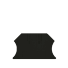 WEIDMULLER - TAPA WAP 2.5-10 NEGRO