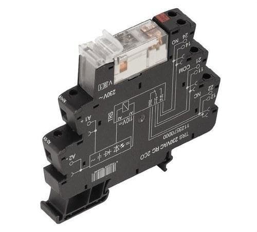 WEIDMULLER - Base portareles TRS 120VAC RC 2 contactos