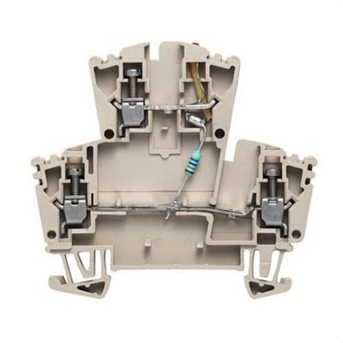 WEIDMULLER - Borne WDK 2,5 LD RT 24VDC +-