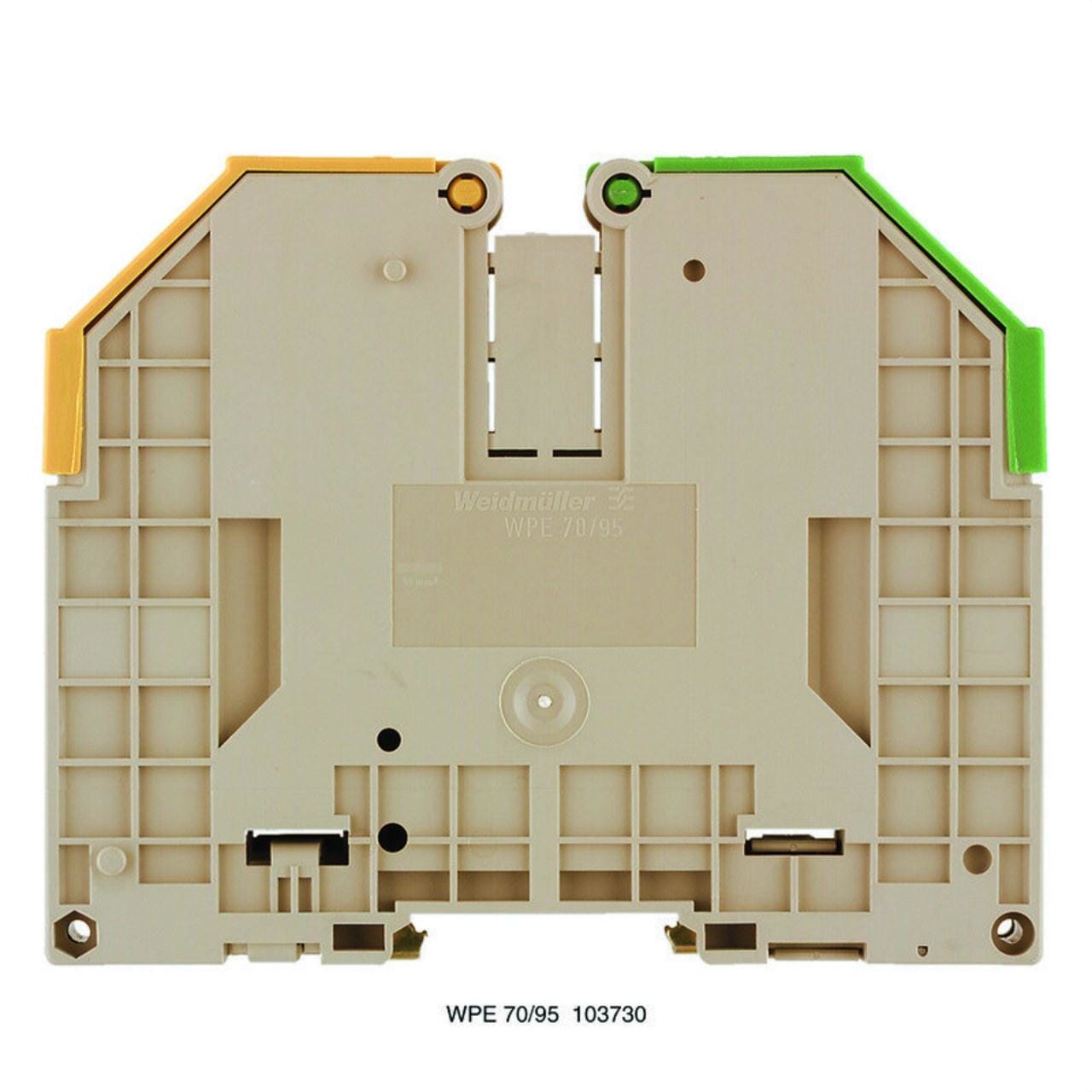 WEIDMULLER - Borne WPE  70/95 GREEN/YEL CU