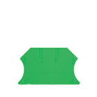 WEIDMULLER - Tapa WAP 2.5/10 verde