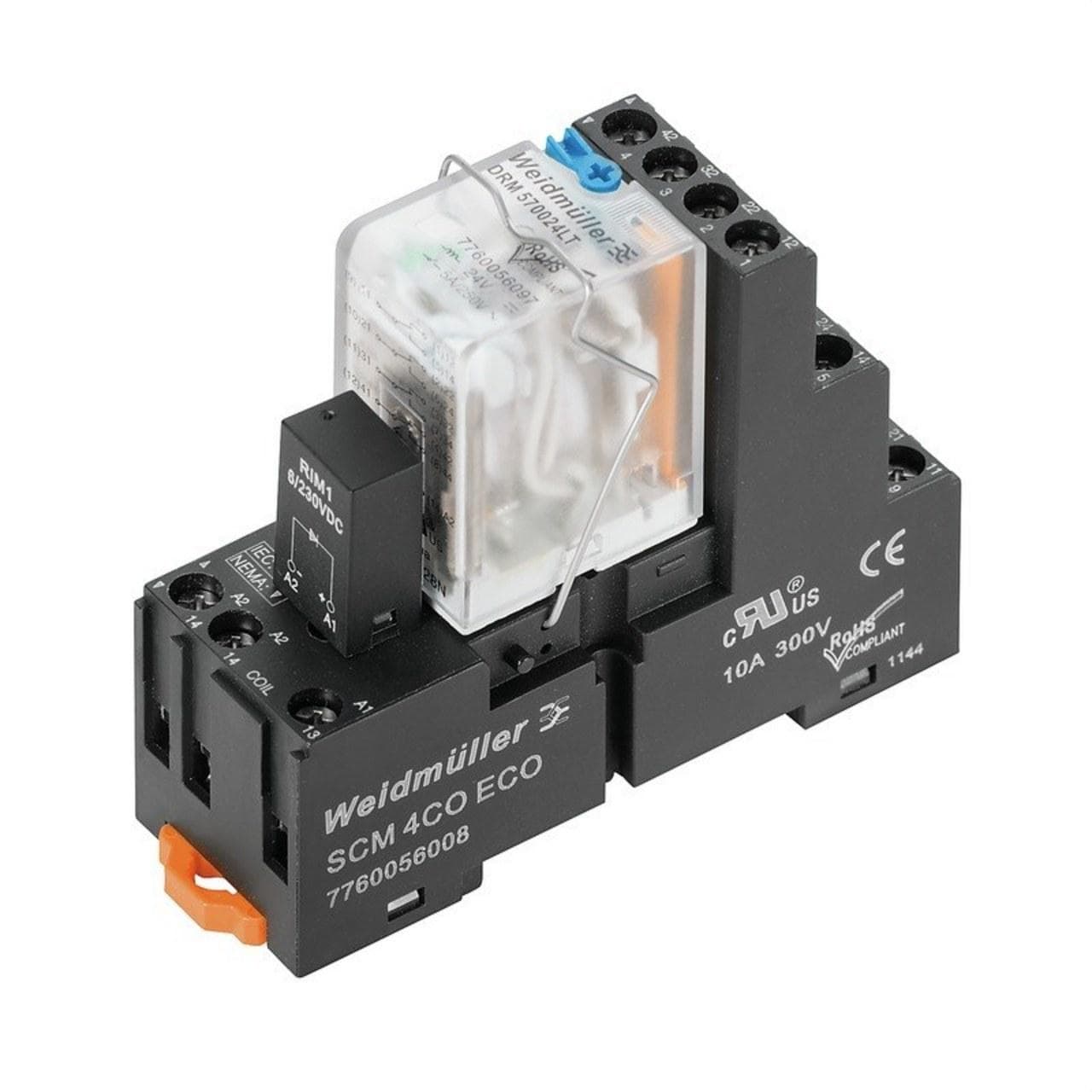 WEIDMULLER - Acoplador DRMKIT 24VDC 4CO LD/PB