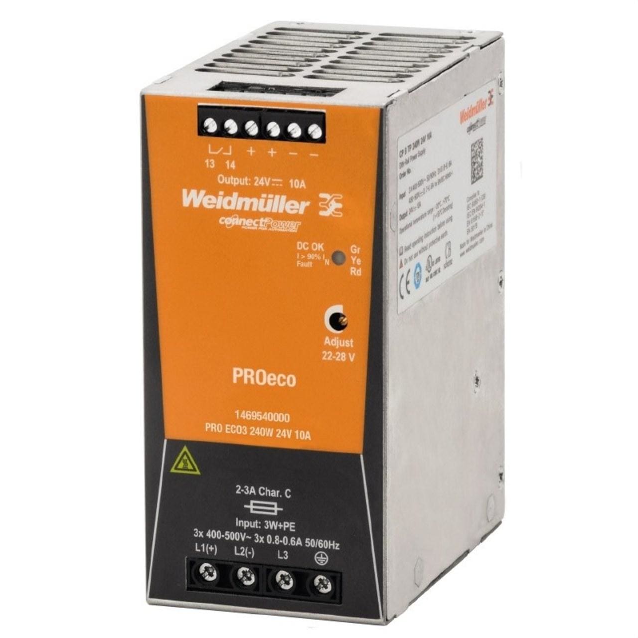 WEIDMULLER - Fuente alimentación PRO ECO3 240W 24V 10A