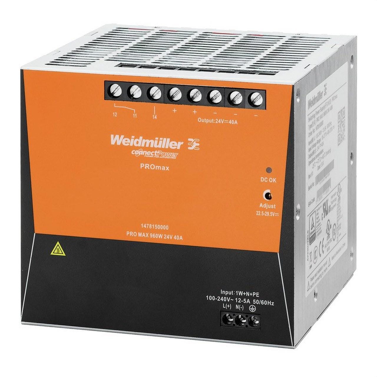 WEIDMULLER - Fuente alimentación PRO MAX 960W 48V 20A
