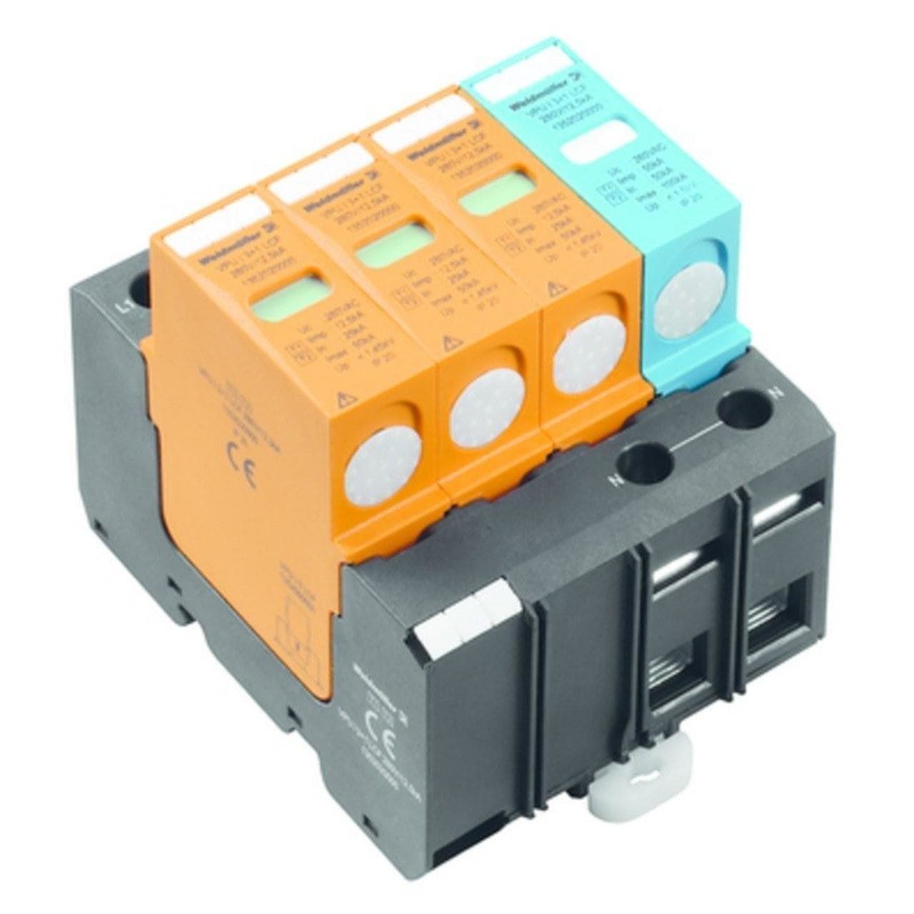 WEIDMULLER - Protección sobretensión VPU I 3 + 1 LCF 280V/12,5kA