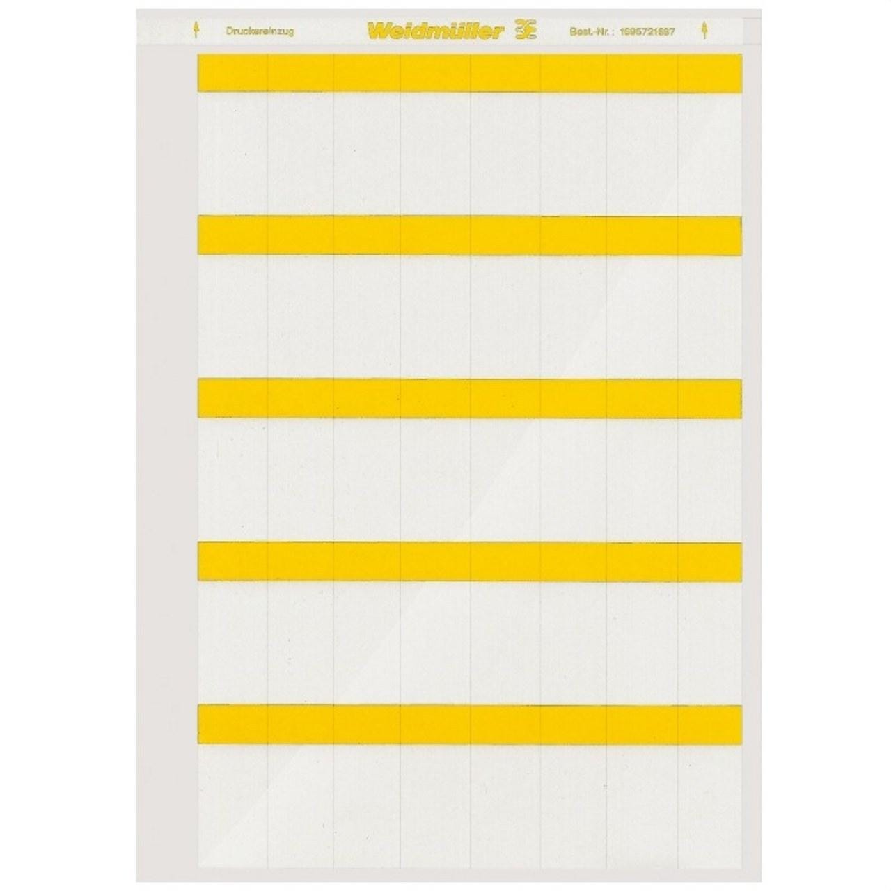 WEIDMULLER - Adhesivo 22,8x55 WRITE-ON A (10H/B) amarillo