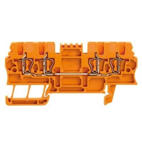 WEIDMULLER - Borne paso ZDU 1.5/4 AN naranja