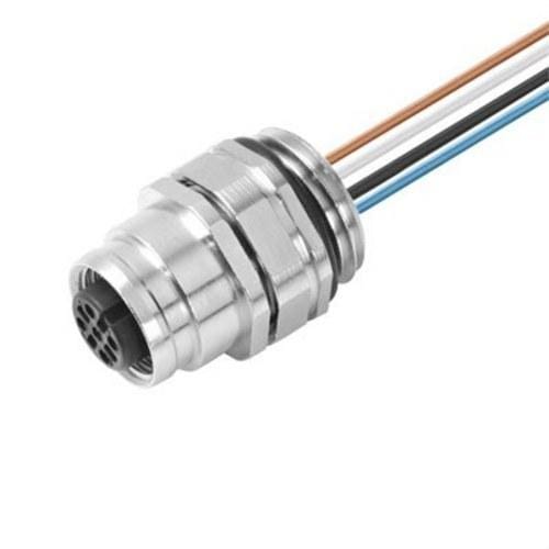WEIDMULLER - Conector SAIE-M12B-4-0,5U-FP-M16