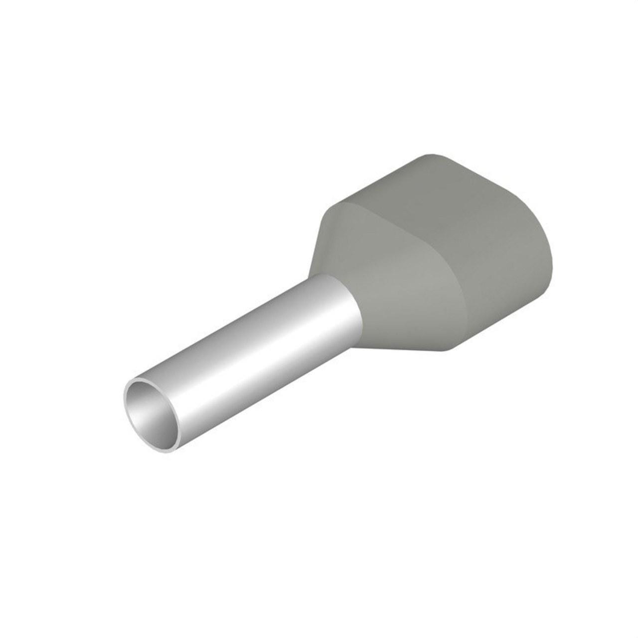 WEIDMULLER - Terminal TWIN aislante H 2x4D gris