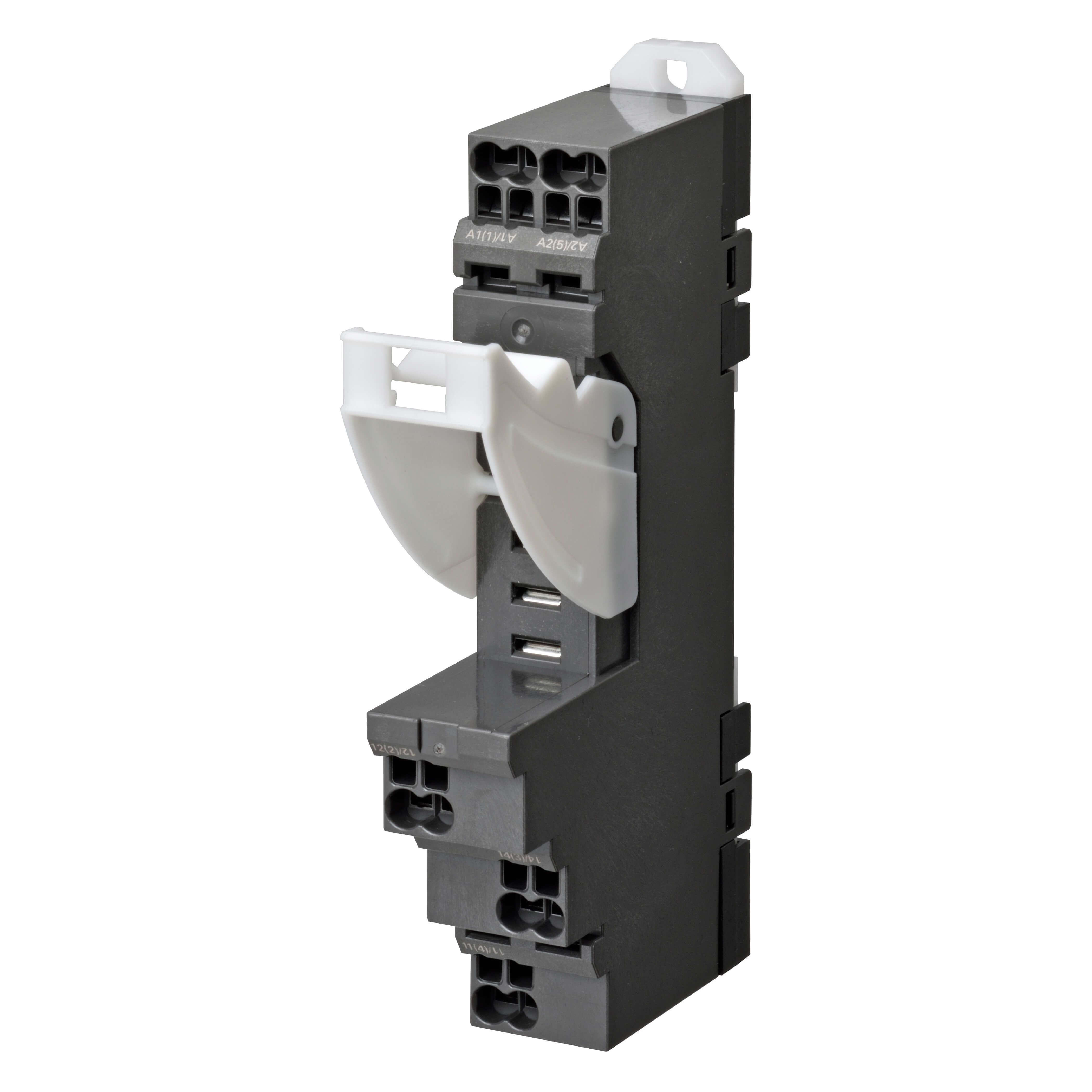 OMRON - P2RF-05-PU  BA.G2R-S CRL.DIN 5 PINES PAL.EXPUL.PUSH-