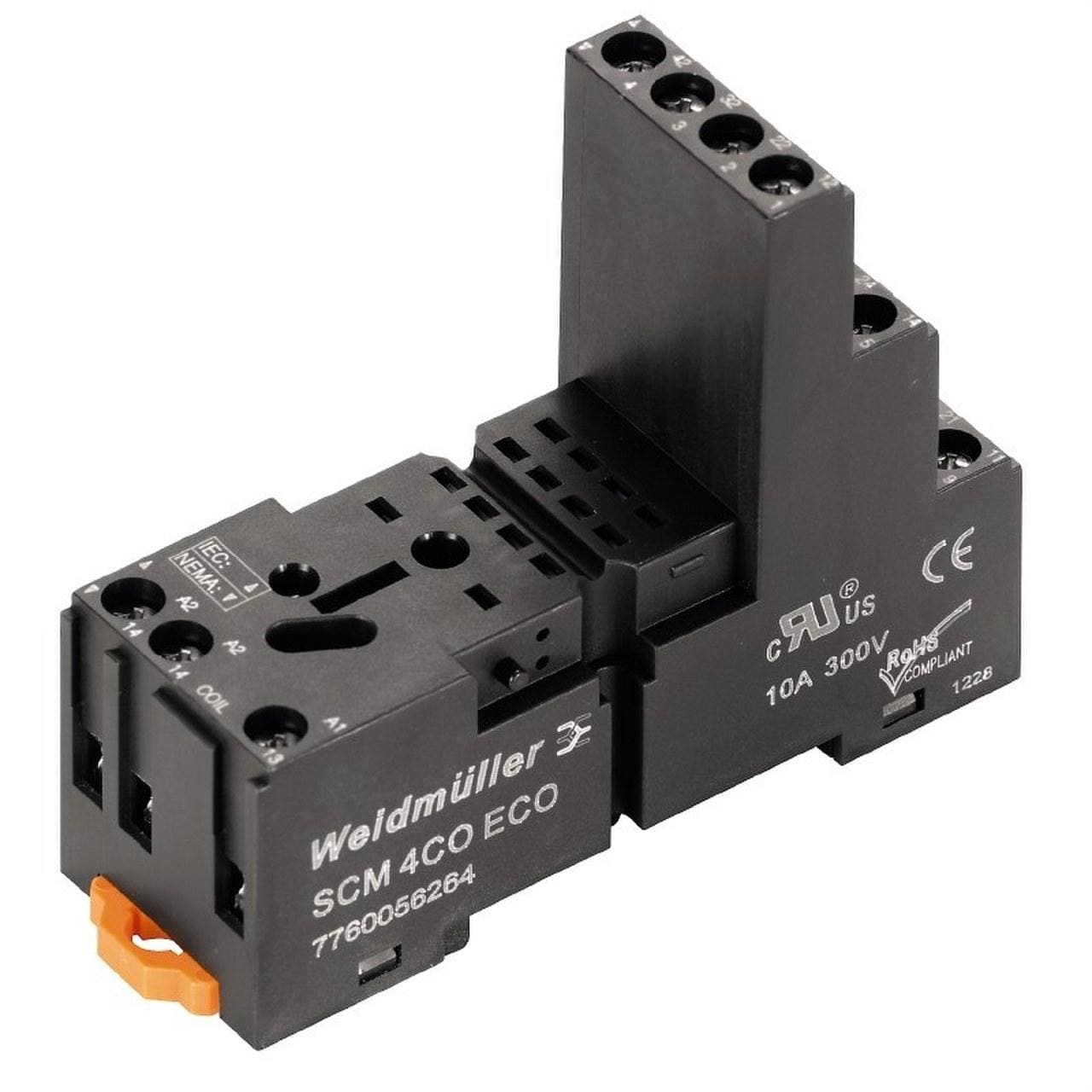 WEIDMULLER - Base portareles SCM 2 contactos ECO