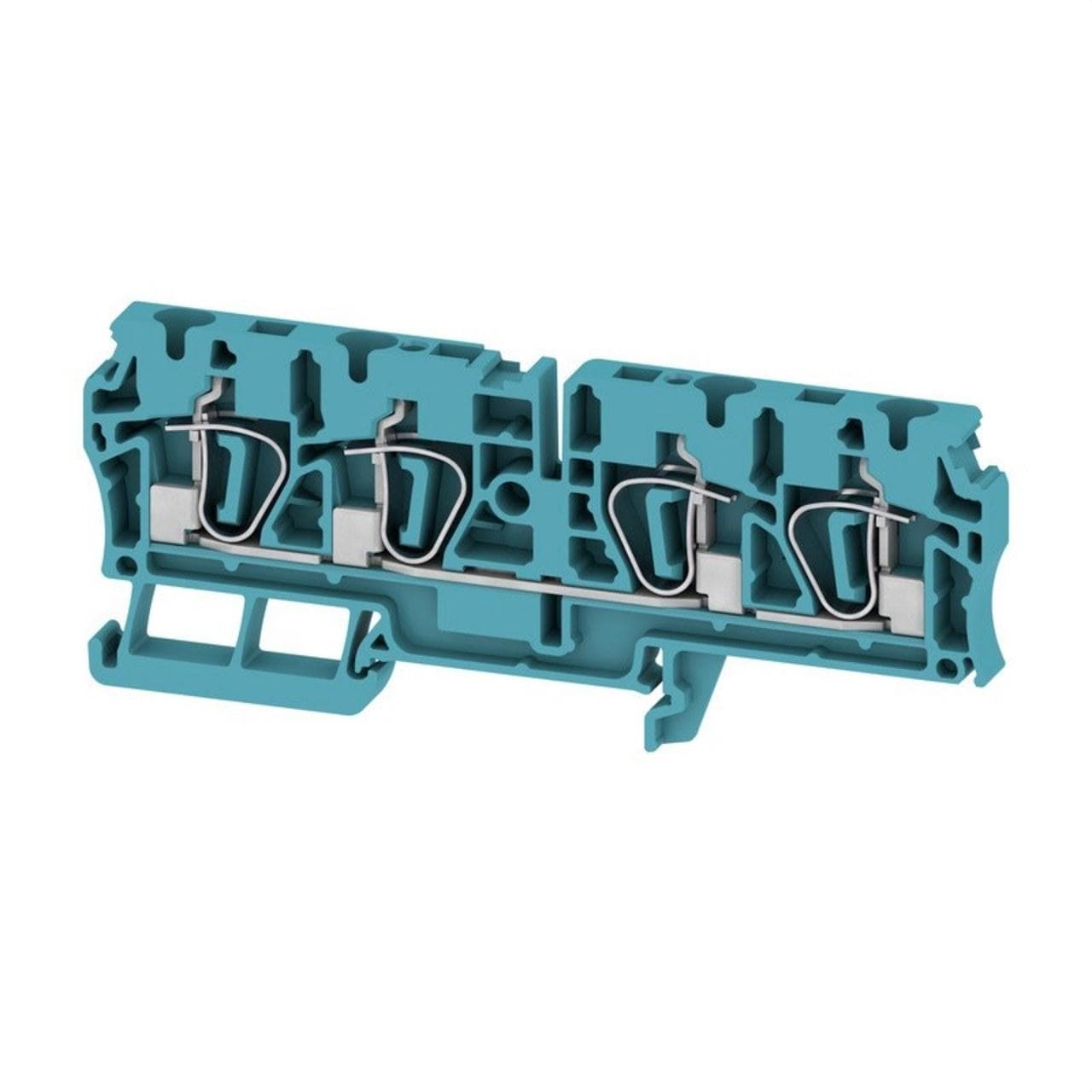 WEIDMULLER - Borne paso ZDU 4/4 AN azul