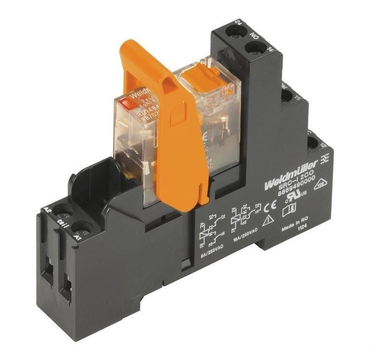WEIDMULLER - Kit relé RCI 24VAC 1CC LED rojo-P