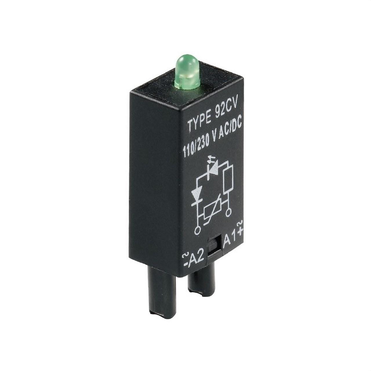 WEIDMULLER - Módulo LED con diodo antiparalelo RIM 2 6/24VDC LED verde