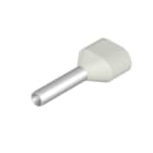 WEIDMULLER - Terminal TWIN aislante H 0,75/15 blanco