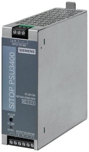 SIEMENS - Convertidor DC/DC SITOP PSU3400 entrada: DC 48V (32?54V), salida: DC 24V/10A, fuente de alimentación estabilizada