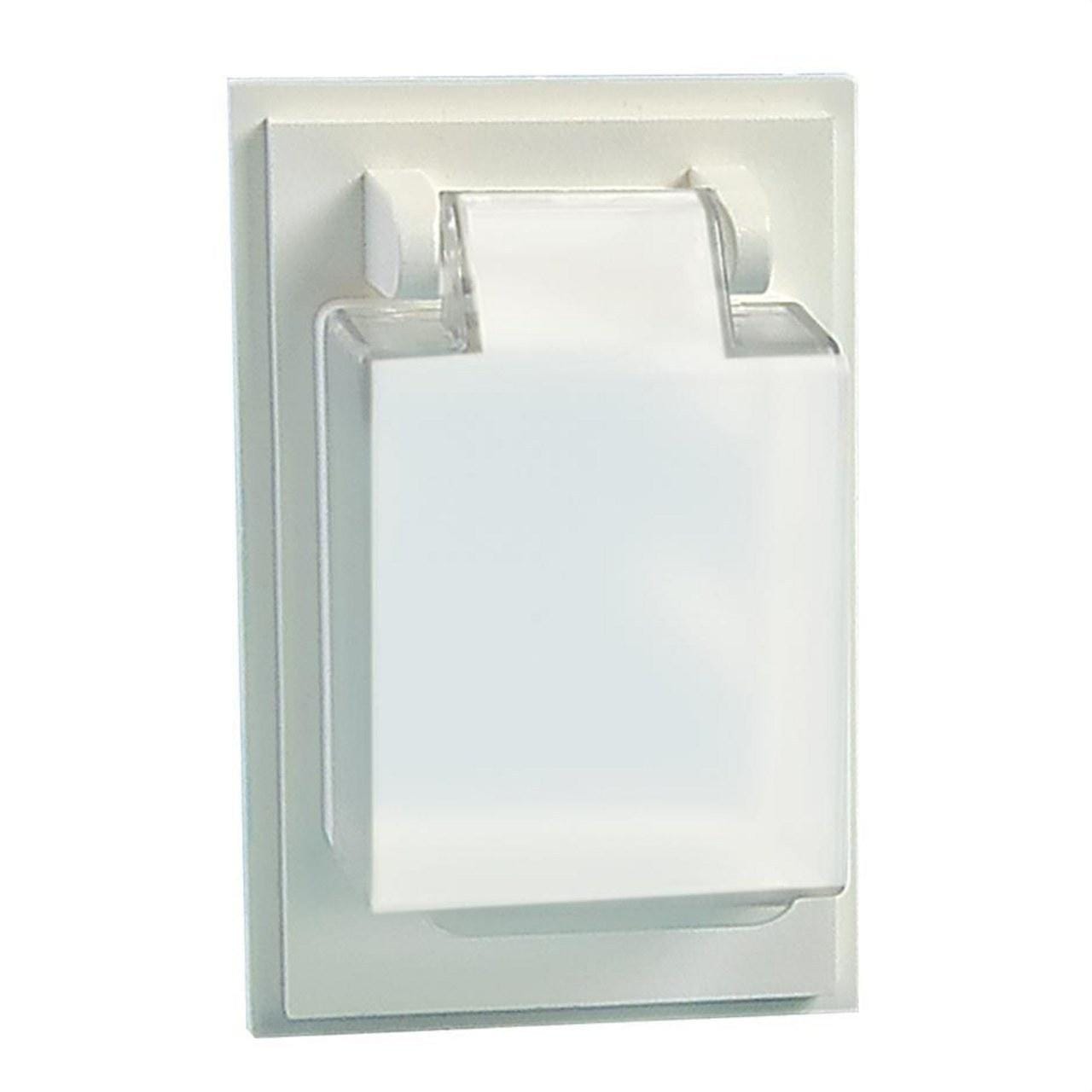 MMCONECTA - Módulo sin magnetotérmico con tapa blanco nieve