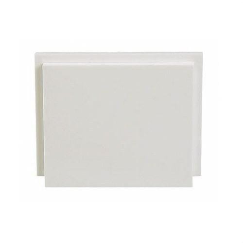 MMCONECTA - Módulo sencillo combinable ciego blanco nieve