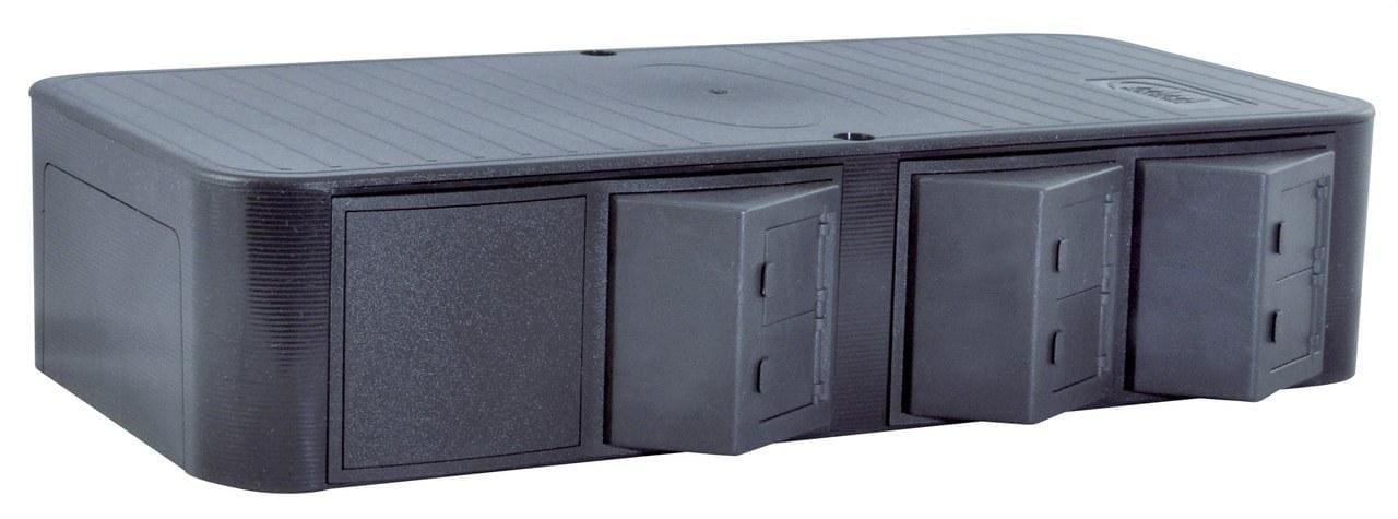 MMCONECTA - PdC para 12 conectores RJ45 Keystone 20,4mm grafito