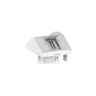 MMCONECTA - Módulo inclinado 45x45 antipolvo USB H - H blanco nieve