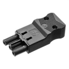 MMCONECTA - Conector H aéreo 3P blanco 4mm