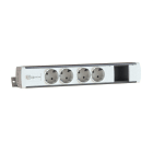 MMCONECTA - Regleta Easyblock BASIC 4 schukos huecos blanco nieve